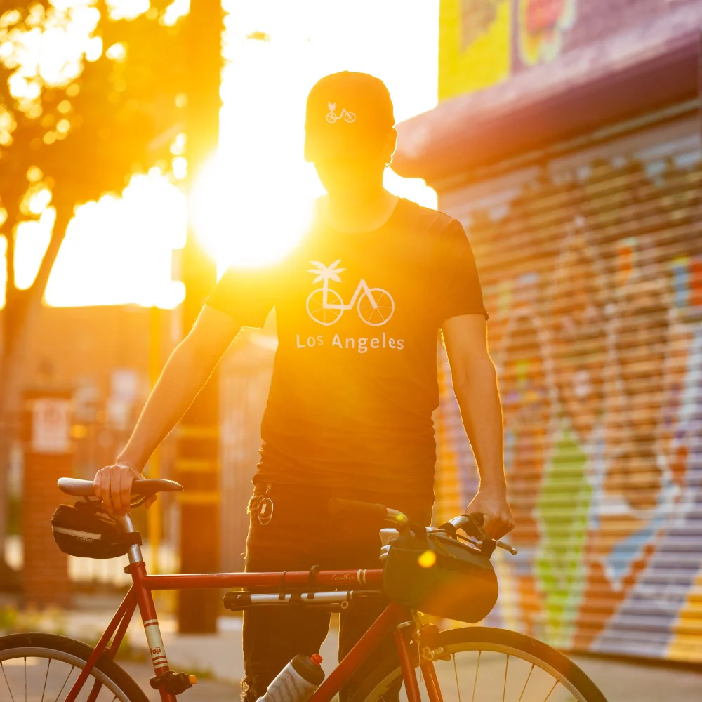 Bike Los Angeles Athletic Men's T-Shirt - Image 4