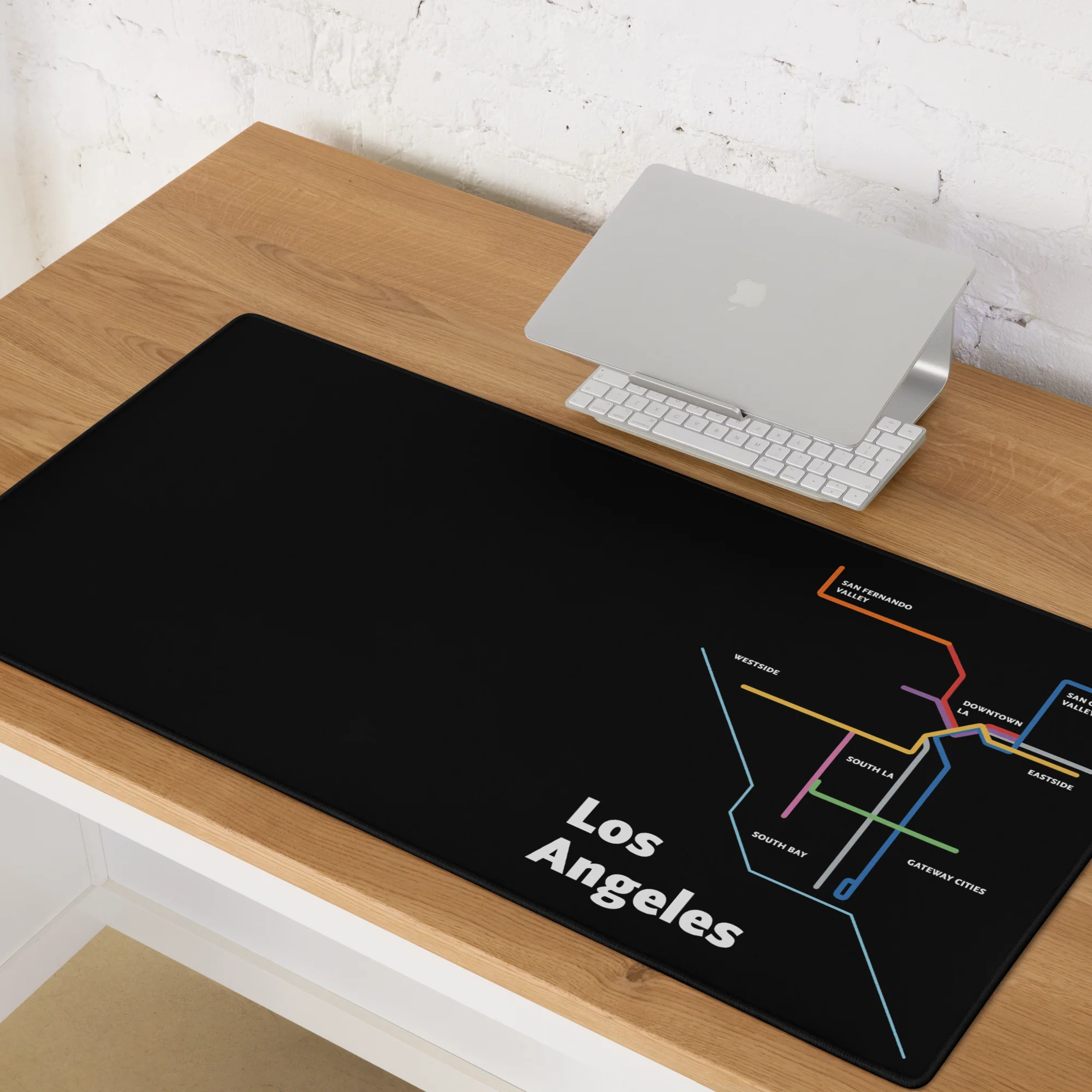 Dark Mode Map Mouse Pad - Image 3
