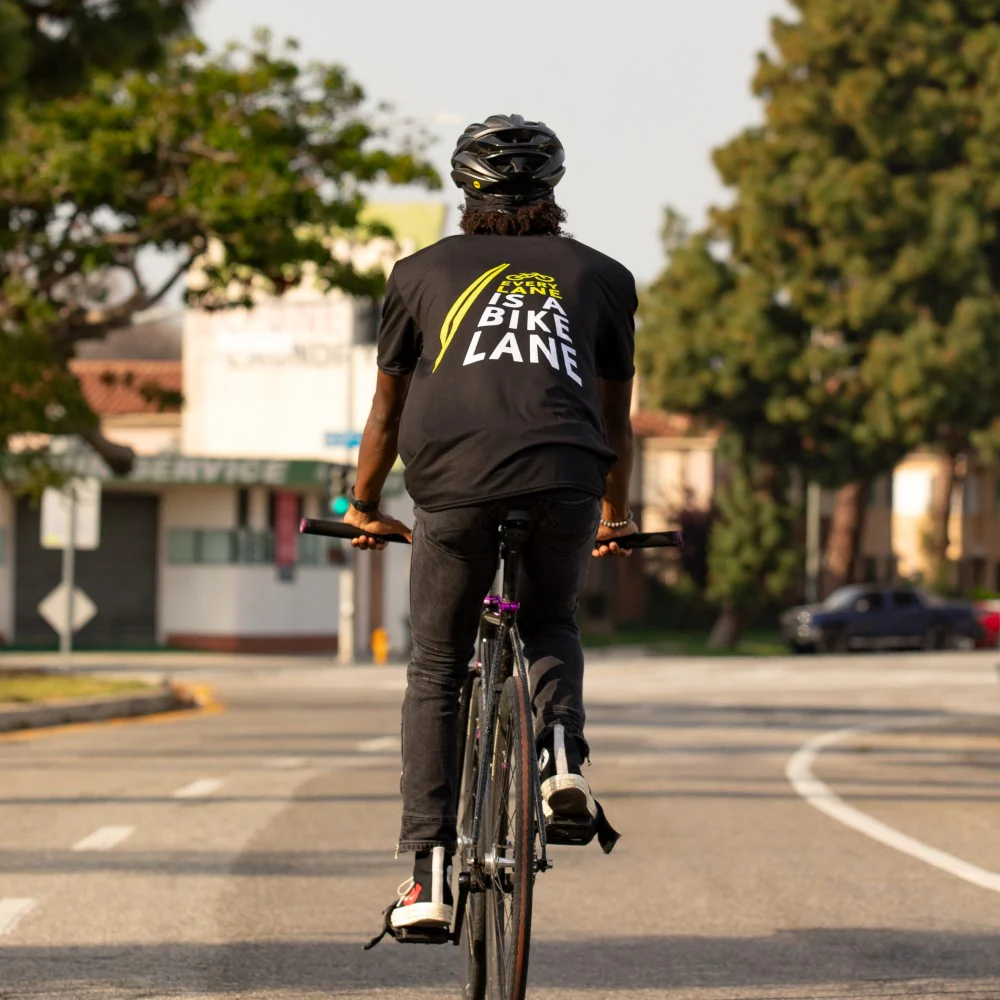 Every Lane Is a Bike Lane Men's T-Shirt - Image 4