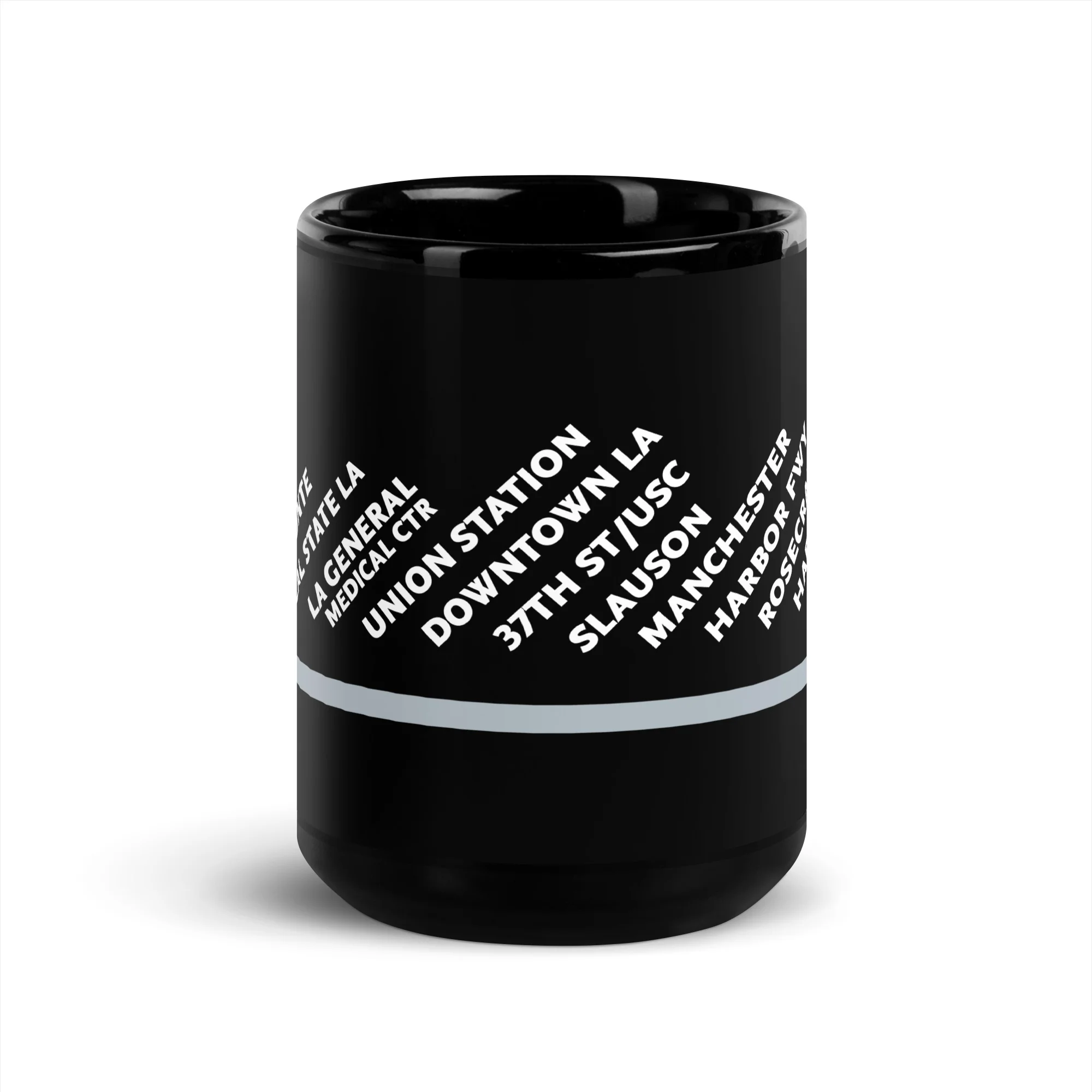 J Line Neighborhoods Black Glossy Mug - Image 5