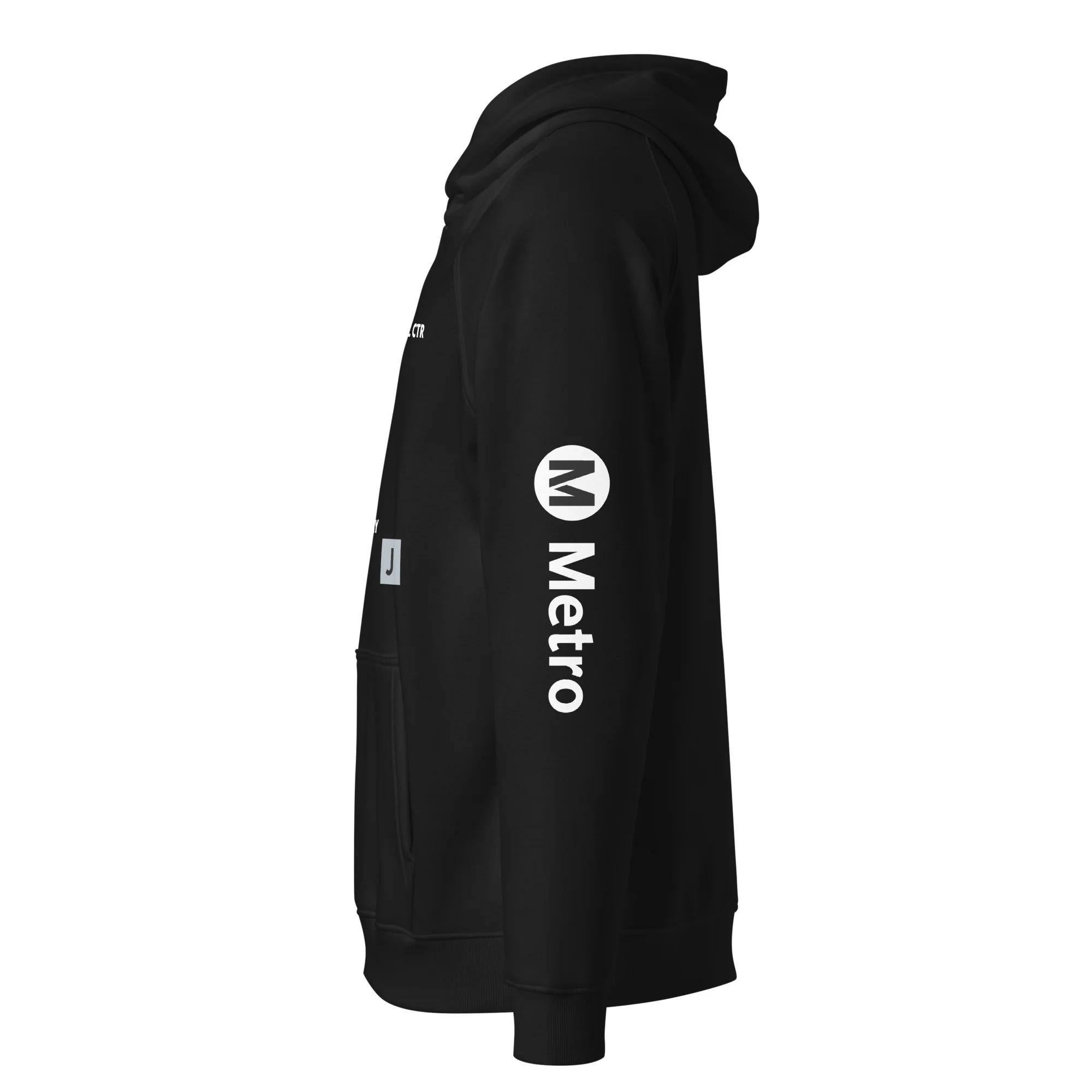 J Line Unisex Raglan Hoodie - Image 3