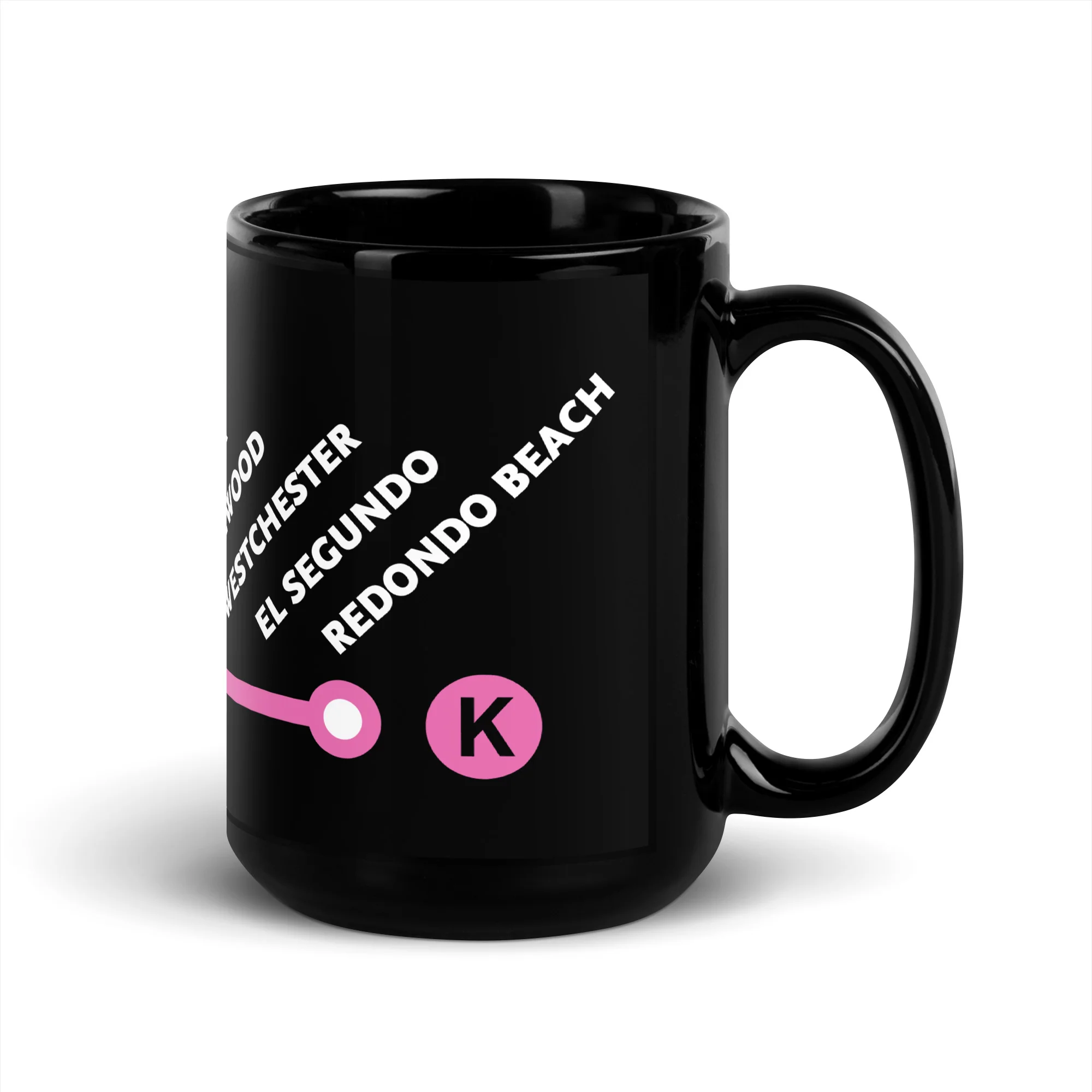 K Line Neighborhoods Black Glossy Mug - Image 10