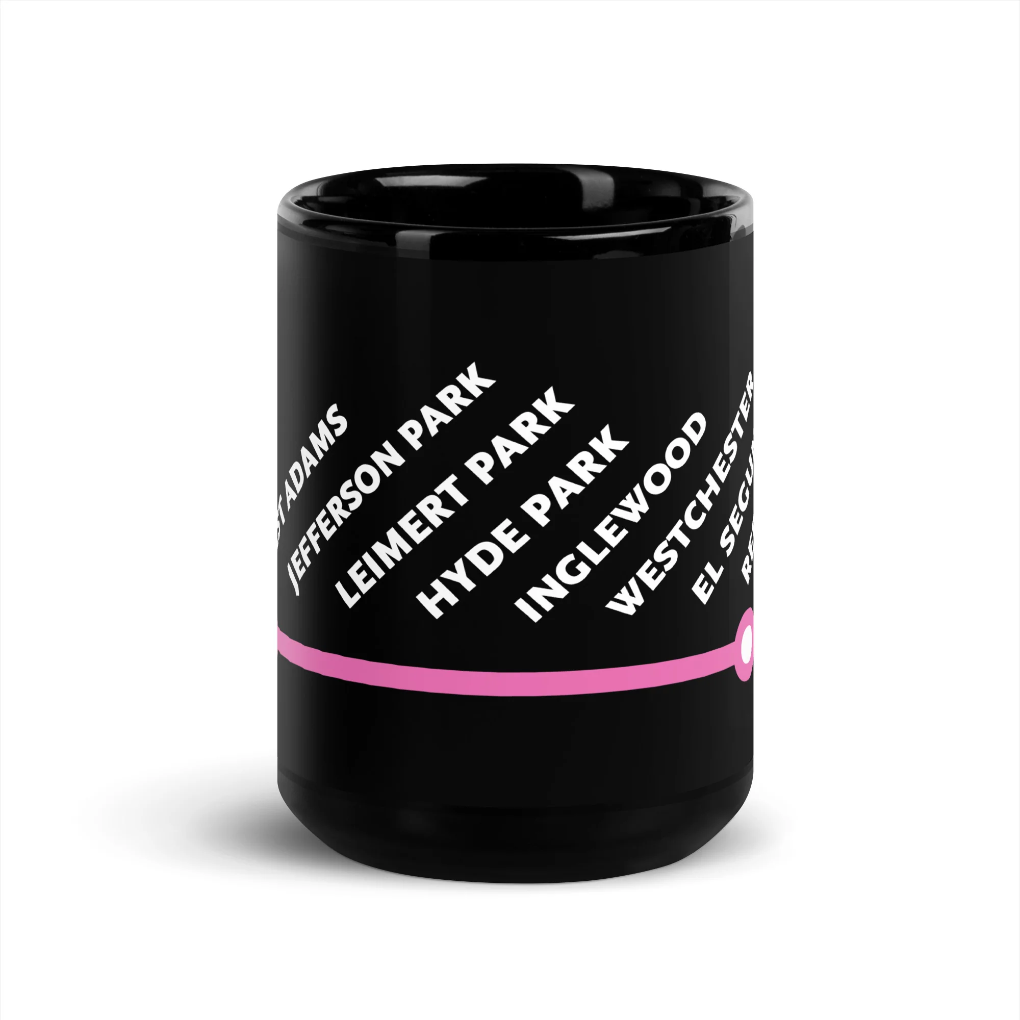 K Line Neighborhoods Black Glossy Mug - Image 11