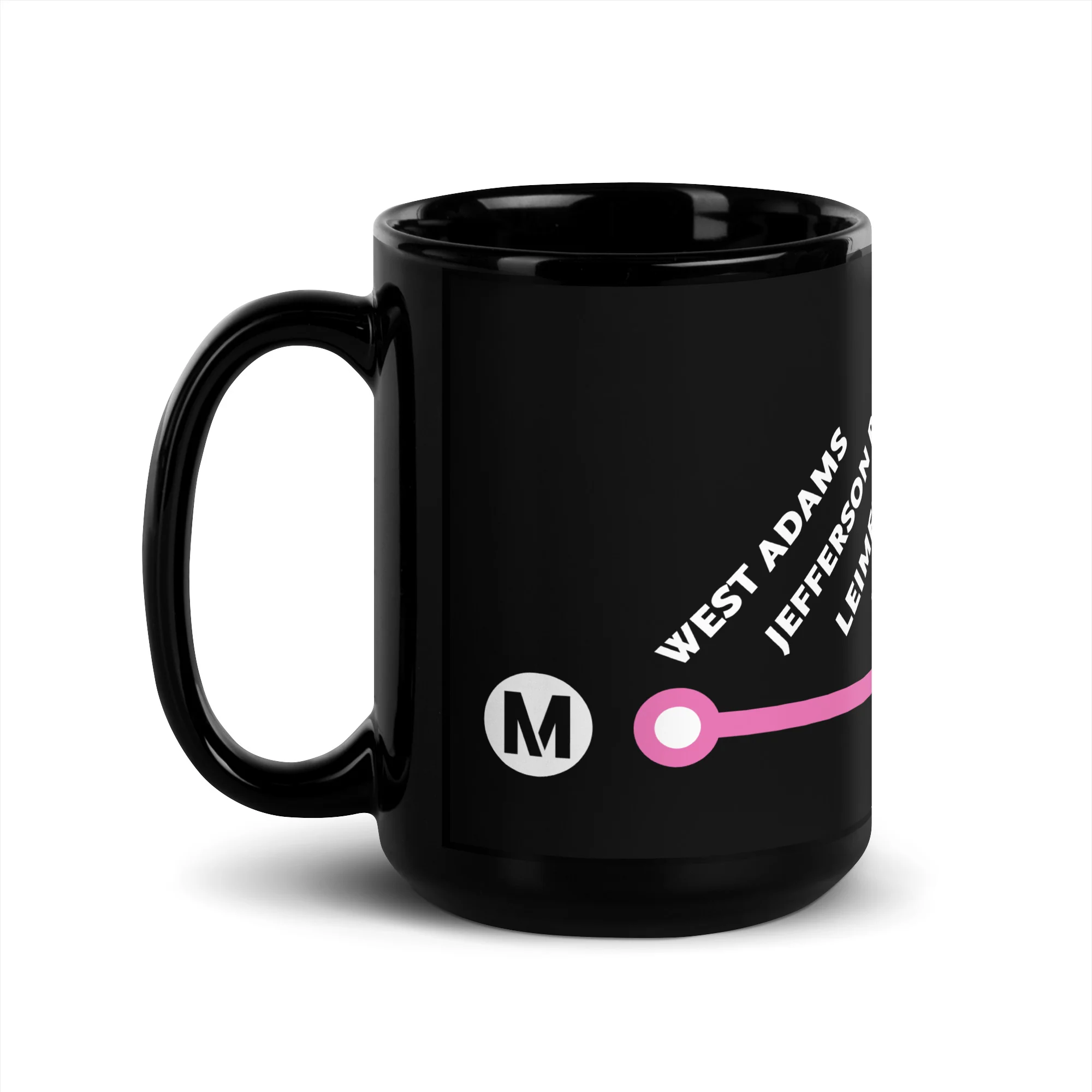 K Line Neighborhoods Black Glossy Mug - Image 12