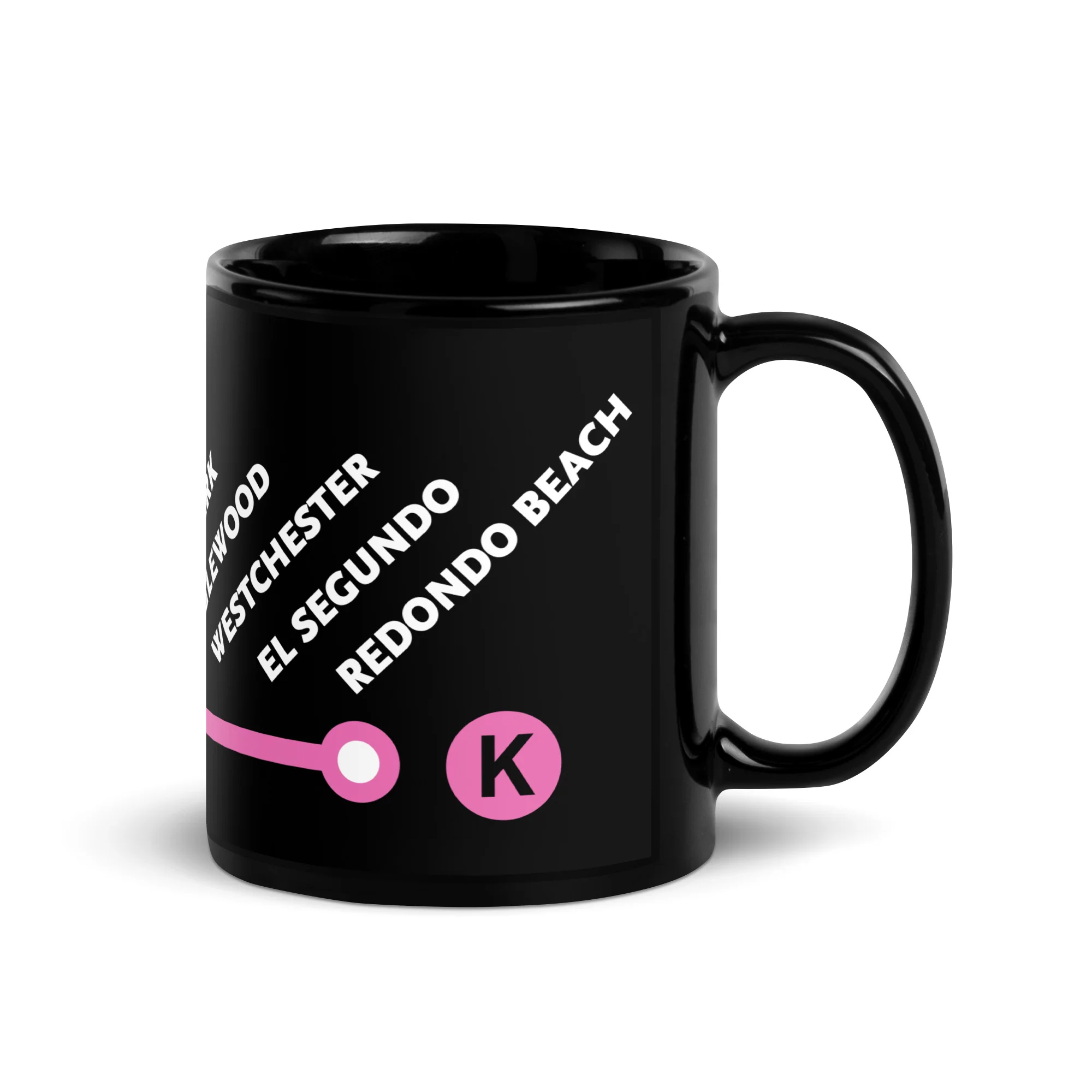 K Line Neighborhoods Black Glossy Mug - Image 7