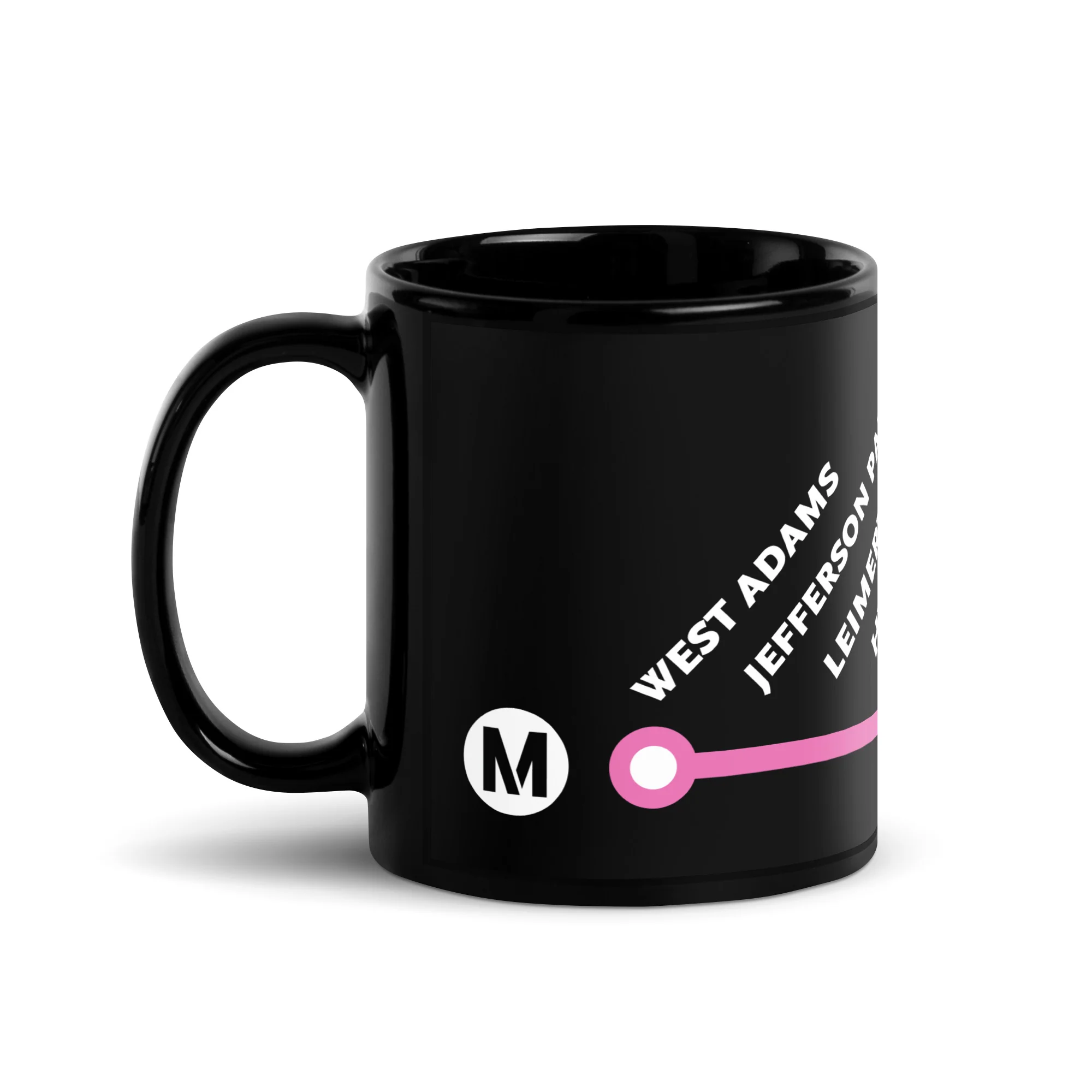 K Line Neighborhoods Black Glossy Mug - Image 9