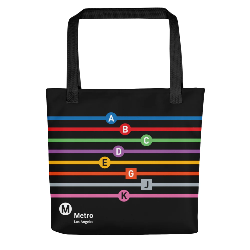 Line Letters Tote Bag - Image 3