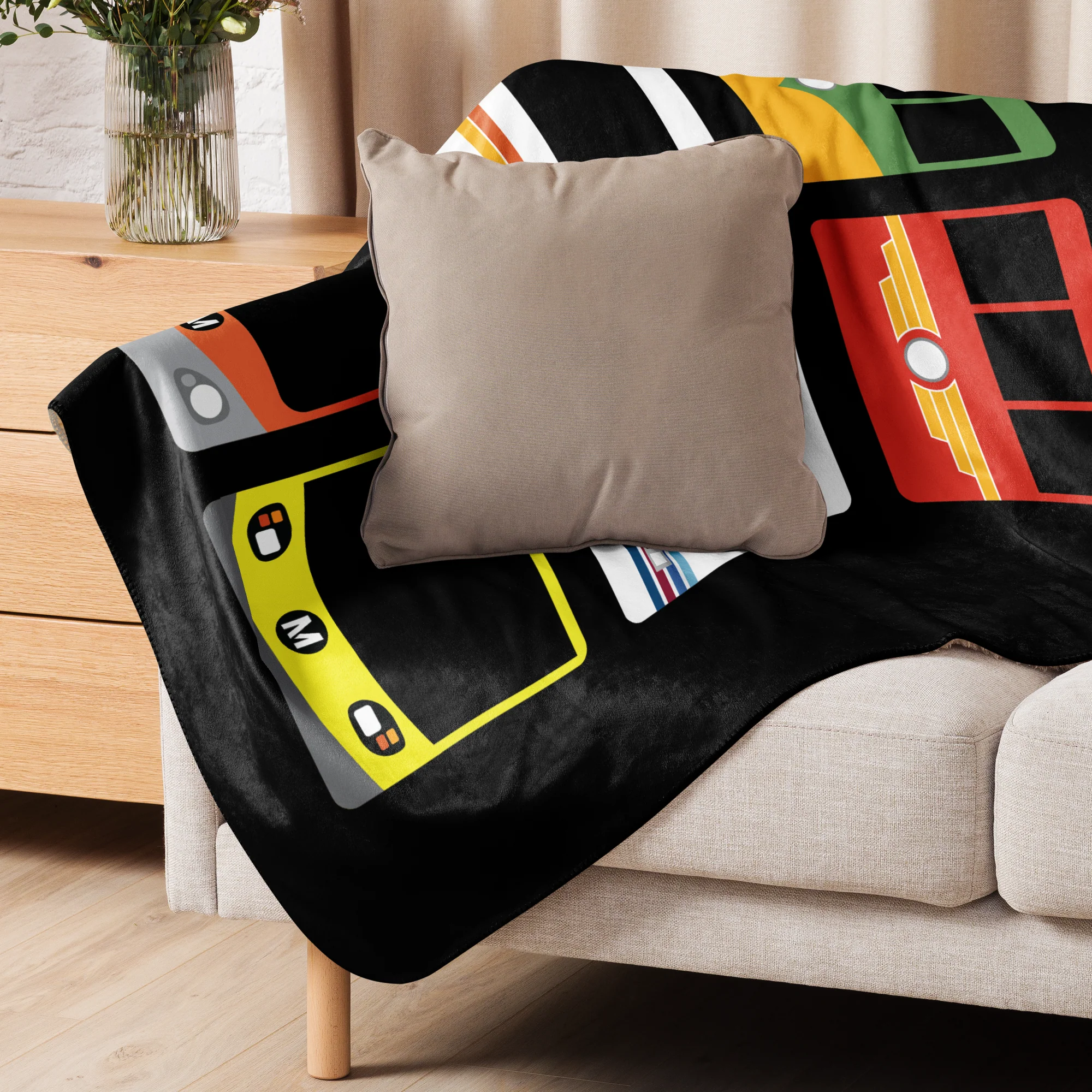 Metro Past and Present Sherpa Blanket - Image 6