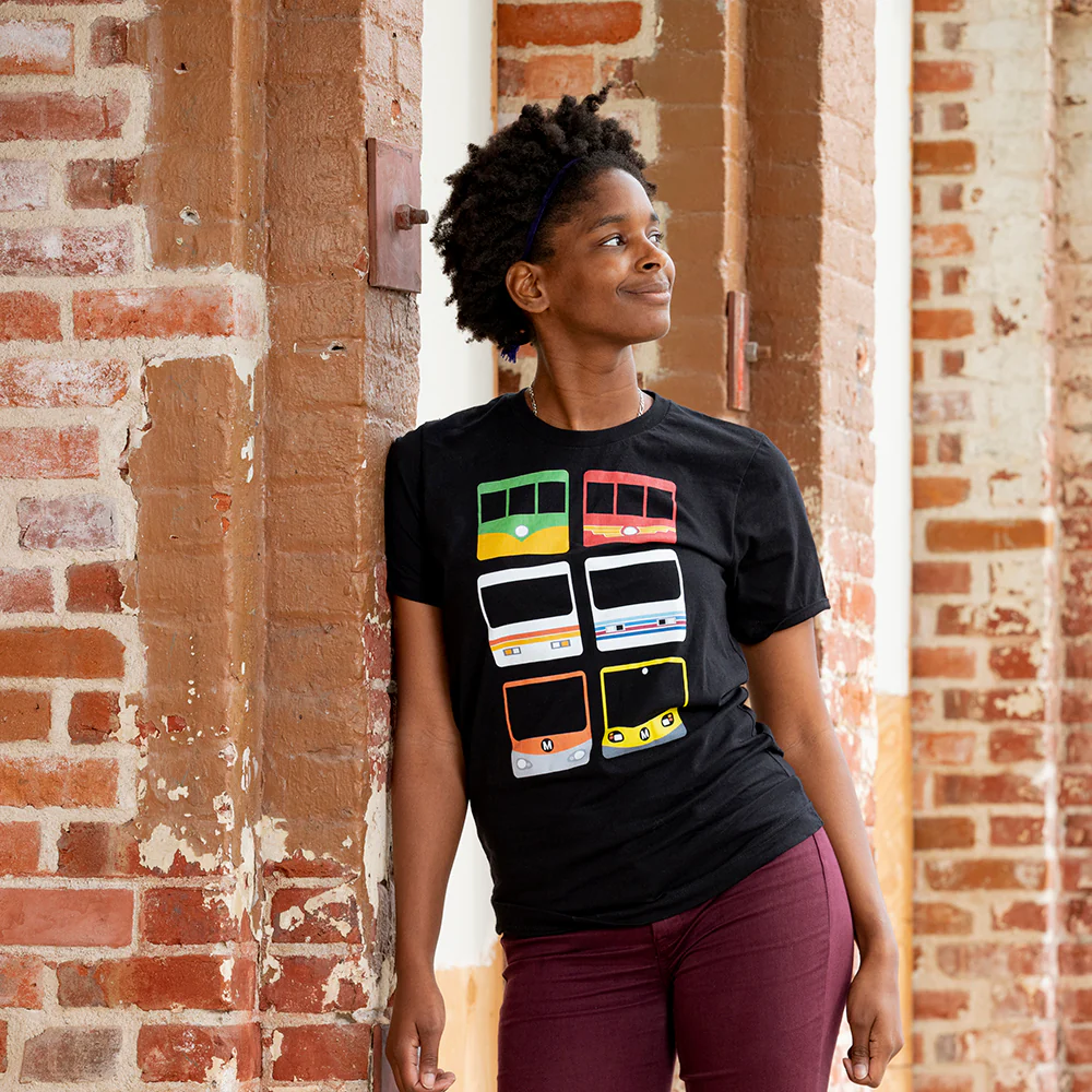 Metro Past and Present Short-Sleeve Unisex T-Shirt - Image 3