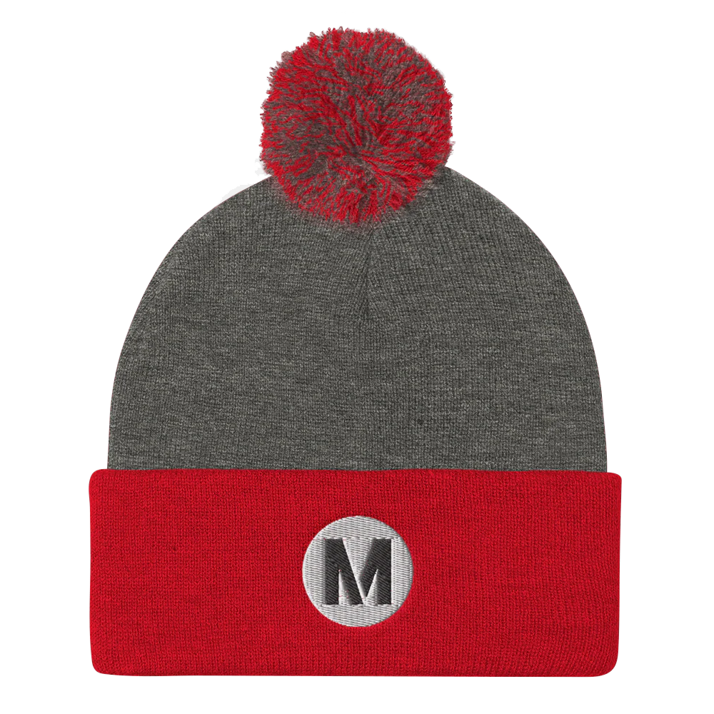 Metro Pom Pom Knit Beanie - Image 6