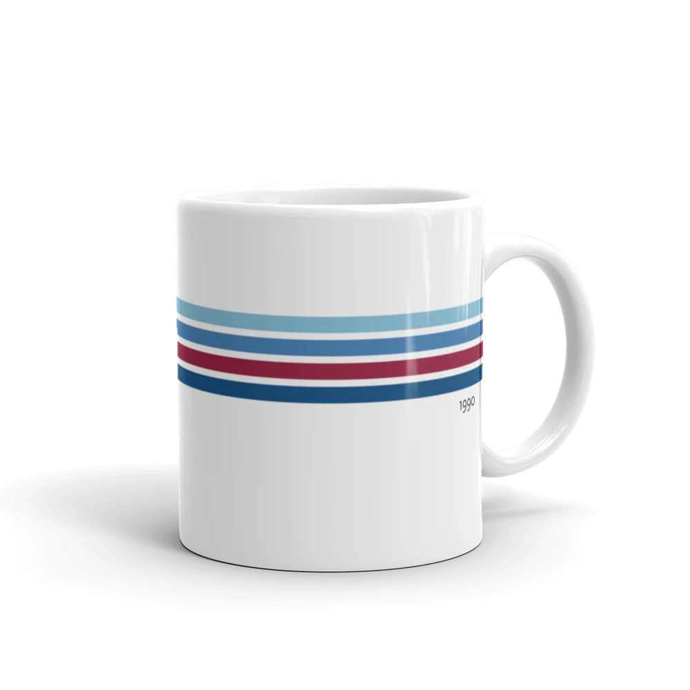 Retro Blue Line Mug - Image 5