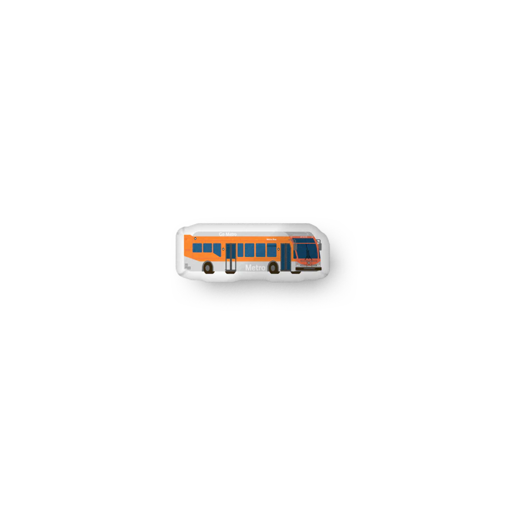Los Angeles Metro Poppy Bus Plush - Image 3
