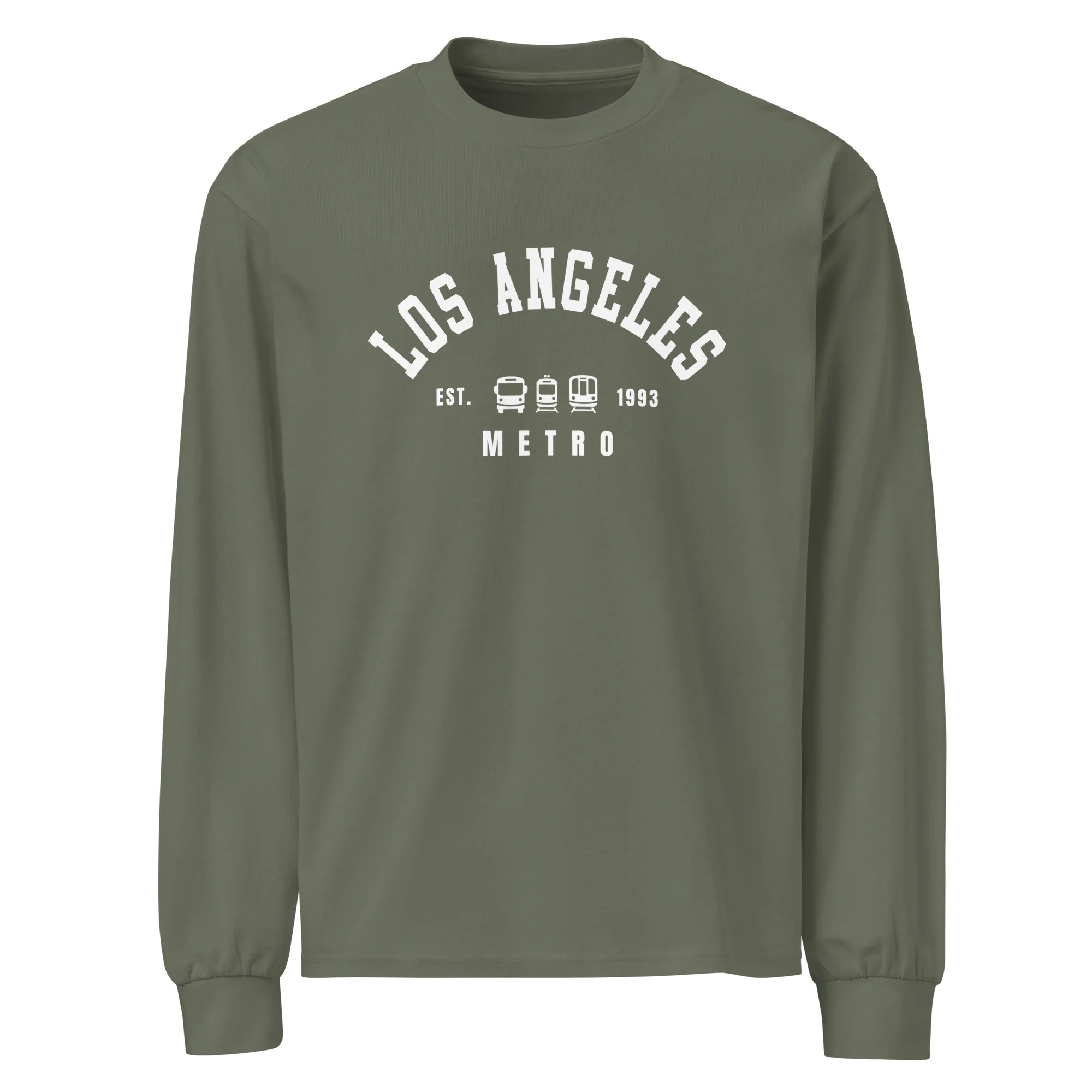 Varsity Premium Heavyweight Long Sleeve Shirt - Image 9