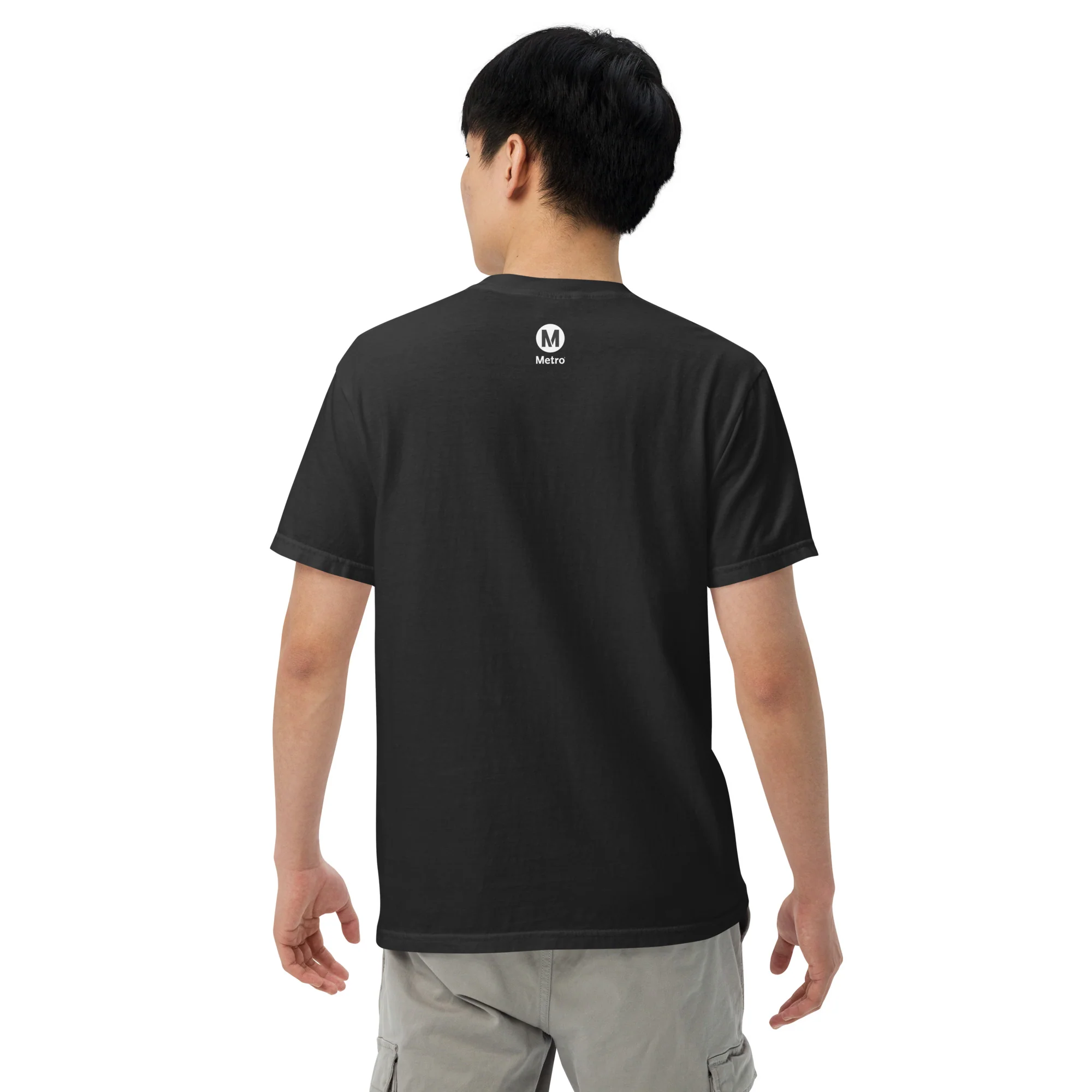 Ride The D Unisex Heavyweight T-Shirt - Image 3