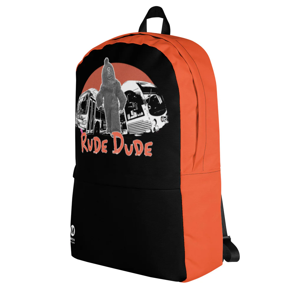 Rude Dude Backpack Black - Image 5