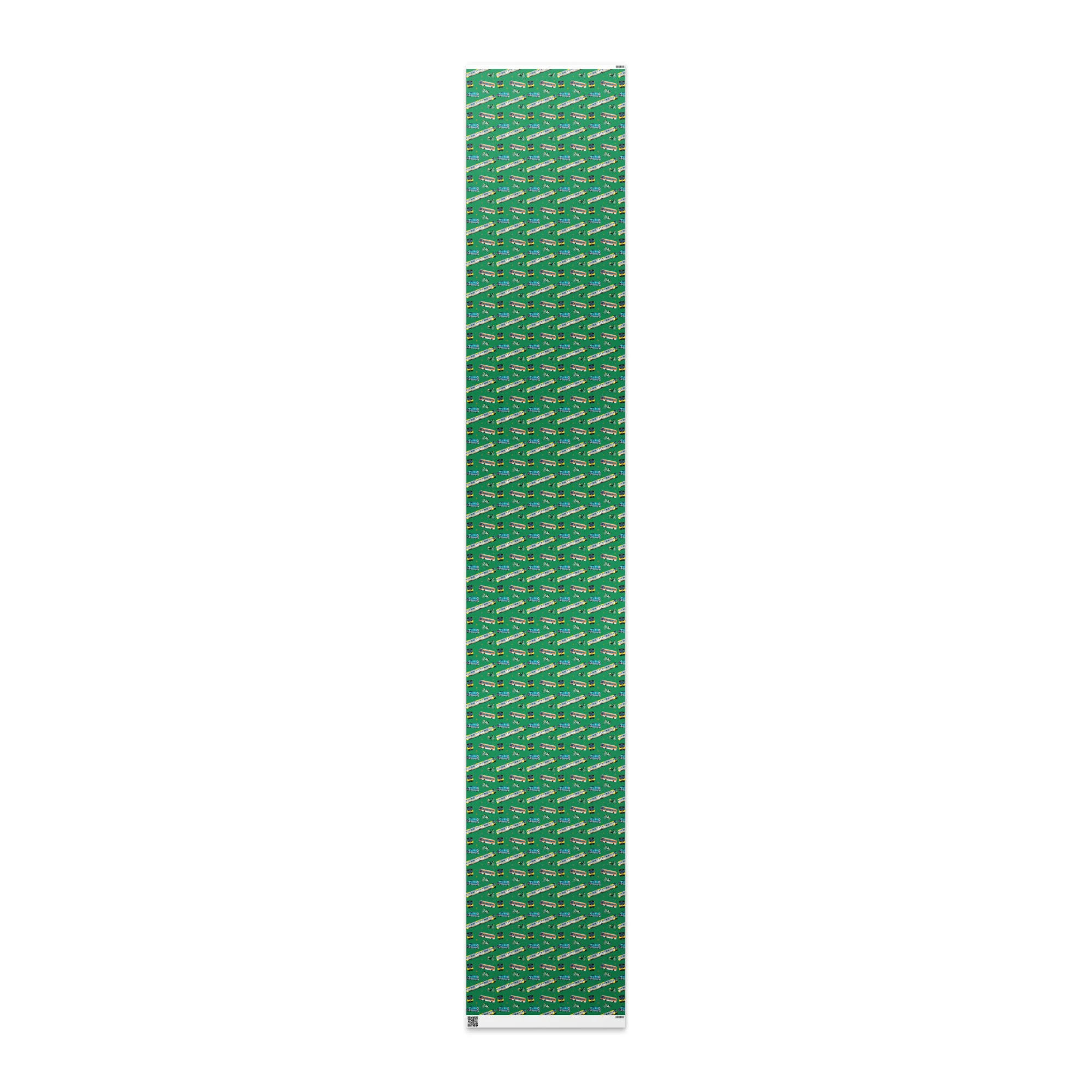 Bus, Bike, Trains Wrapping Paper Roll - Image 3