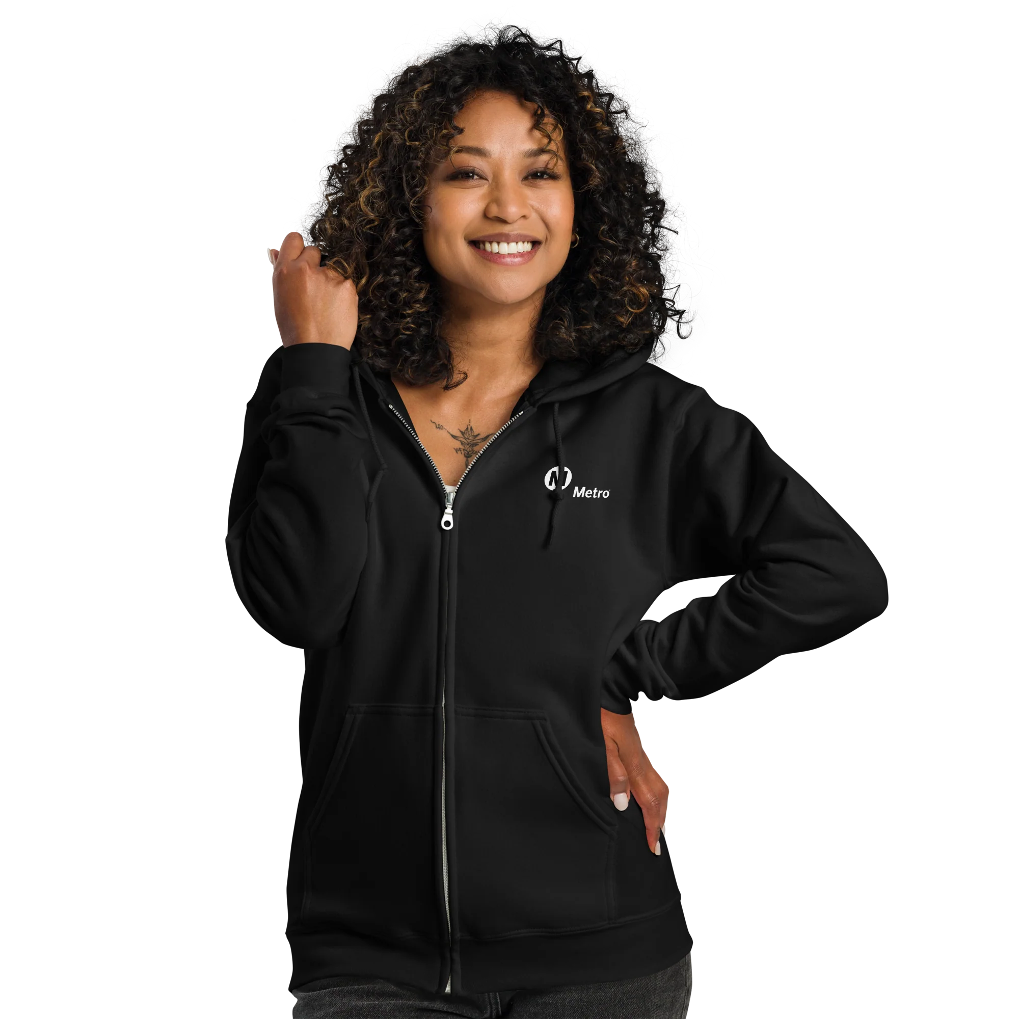 Varsity Unisex Zip Hoodie - Image 4